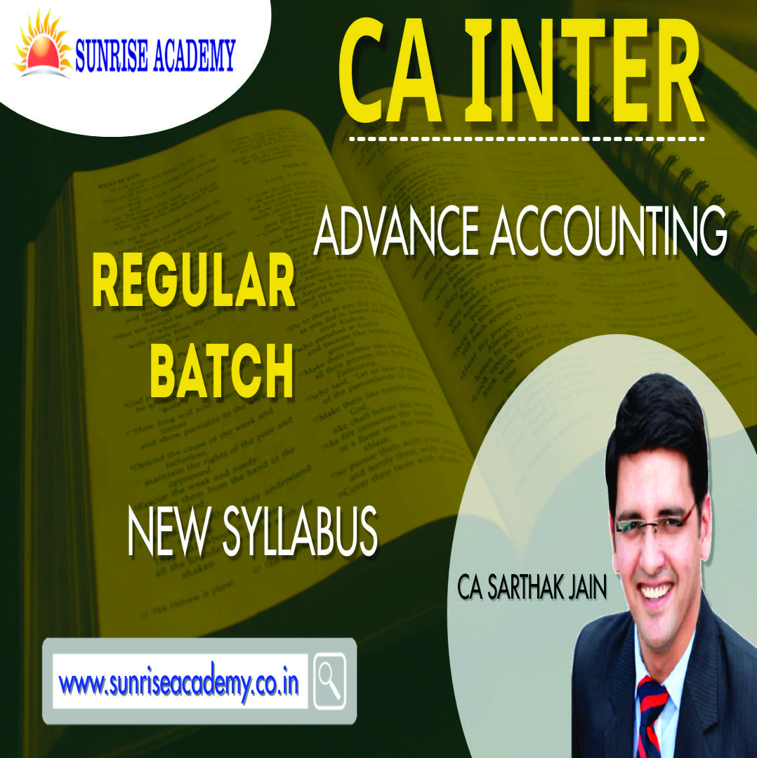 Ca Inter Advance Accounting New Syllabus Regular Course As Per Revised