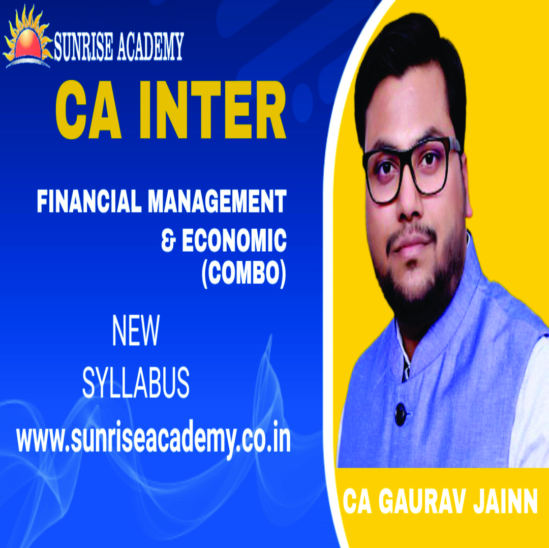 CA Inter FM & Eco Regular Course Video Lecture + Study Material By CA